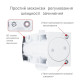 Доводчик накладной RYOBI 1200 D-1200P(U) WHITE BC UNIV ARM EN 2/3/4 80кг 1100мм 