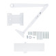 Доводчик накладной RYOBI 1200 D-1200P(U) WHITE BC UNIV ARM EN 2/3/4 80кг 1100мм 