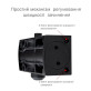 Доводчик накладной RYOBI 1200 D-1200T BLACK SLD HO ARM EN 3 60кг 950мм 