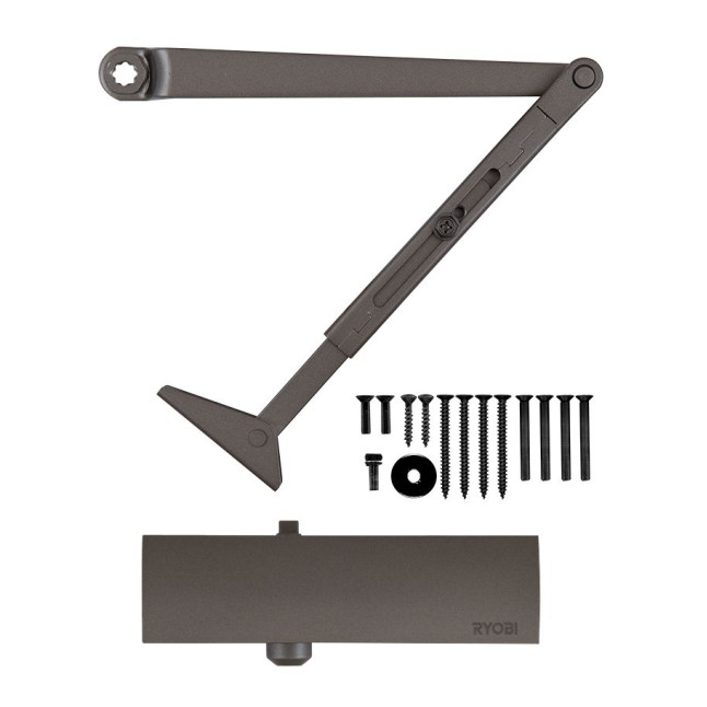 Дотягувач накладний RYOBI 1200 D-1200 METALLIC_BRONZE STD_ARM EN_2/3/4 80кг 1100мм