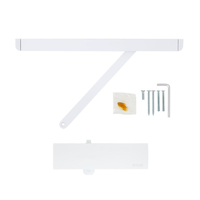 Доводчик накладной RYOBI 1200 D-1200T WHITE SLD HO ARM EN 3 60кг 950мм 