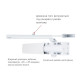 Дотягувач накладний RYOBI 1200 D-1200 WHITE BC STD_ARM EN_2/3/4 80кг 1100мм