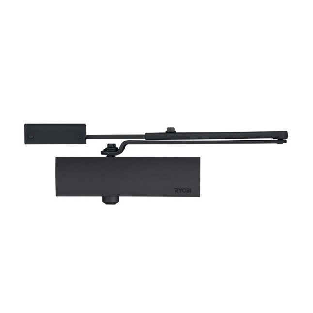 Доводчик накладной RYOBI 1200 D-1200P(U) GREY ANTHRACITE UNIV ARM EN 2/3/4 80кг 1100мм 