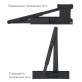 Доводчик накладной RYOBI 1200 D-1200P(U) GREY ANTHRACITE UNIV ARM EN 2/3/4 80кг 1100мм 