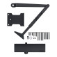 Доводчик накладной RYOBI 1200 D-1200P(U) GREY ANTHRACITE UNIV ARM EN 2/3/4 80кг 1100мм 