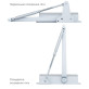 Дотягувач накладний RYOBI *1500 D-1504 SILVER UNIV_ARM EN_2/3/4 до_80кг 1100мм FIRE
