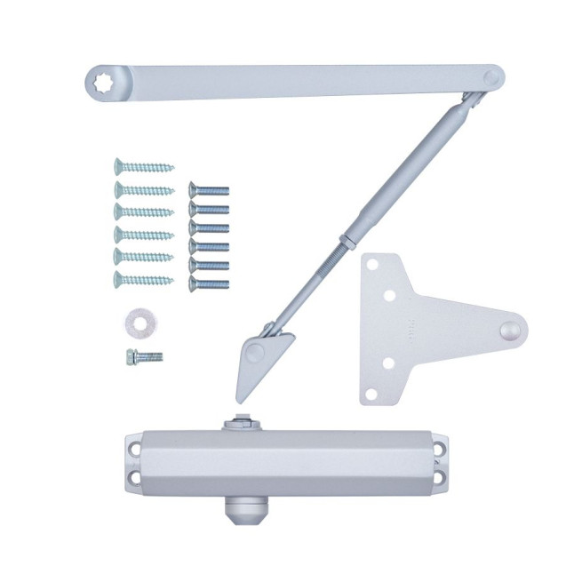 Дотягувач накладний RYOBI *1500 D-1504 SILVER UNIV_ARM EN_2/3/4 до_80кг 1100мм FIRE