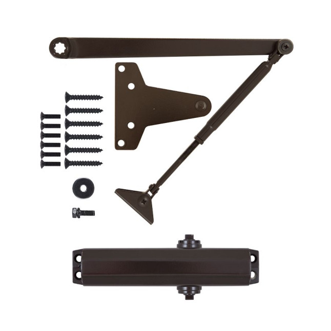 Дотягувач накладний RYOBI *1500 D-1504 DARK_BRONZE UNIV_ARM EN_2/3/4 до_80кг 1100мм FIRE