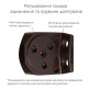 Доводчик накладной RYOBI 2550 DS-2550 DARK BRONZE BC STD HO ARM EN 1-4 до 80кг 1100мм 