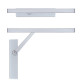 Доводчик накладной RYOBI 2550 DS-2550T SILVER BC SLD HO ARM EN 1-2 до 45кг 900мм 