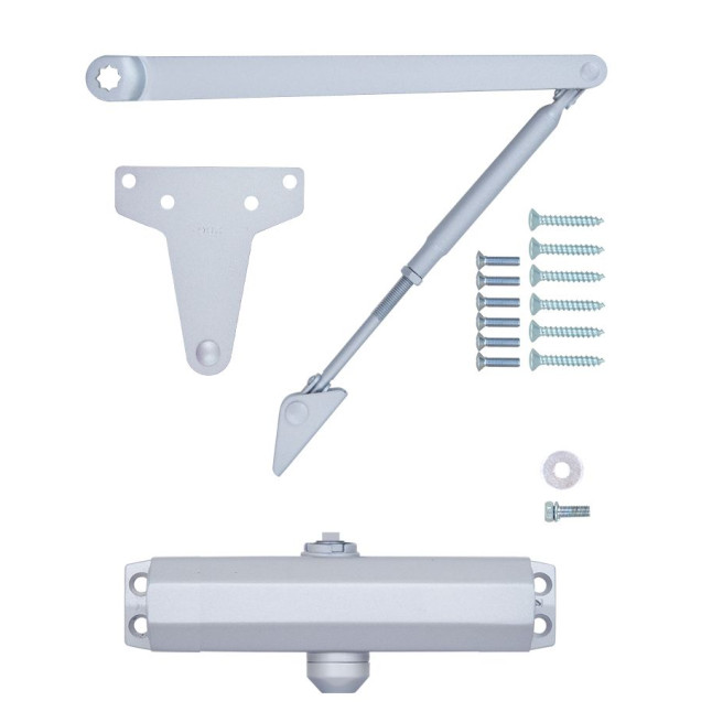 Дотягувач накладний RYOBI *8800 8803 SILVER UNIV_ARM EN_2/3 65кг 965мм FIRE