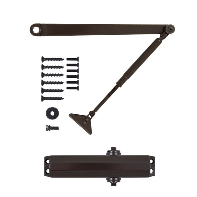 Дотягувач накладний RYOBI *1500 D-1504 DARK_BRONZE STD_ARM EN_2/3/4 до_80кг 1100мм FIRE