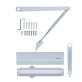 Доводчик накладной RYOBI 2000 D-2055V SILVER BC STD ARM EN 3/4/5 до 100кг 1250мм FIRE Доводчик накладной RYOBI 2000 D-2055V SILVER BC STD ARM EN 3/4/5 до 100кг 1250мм FIRE