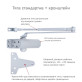 Дотягувач накладний RYOBI *8800 8853 SILVER BC UNIV_ARM EN_2/3 65кг 965мм Дотягувач накладний RYOBI *8800 8853 SILVER BC UNIV_ARM EN_2/3 65кг 965мм