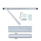 Дотягувач накладний RYOBI 2000 D-2050T SILVER BC SLD_ARM EN_3 60кг 950мм FIRE Дотягувач накладний RYOBI 2000 D-2050T SILVER BC SLD_ARM EN_3 60кг 950мм FIRE