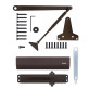 Доводчик накладной RYOBI 2550 D-2550 DARK BRONZE BC UNIV ARM EN 1-4 до 80кг 1100мм FIRE Доводчик накладной RYOBI 2550 D-2550 DARK BRONZE BC UNIV ARM EN 1-4 до 80кг 1100мм FIRE
