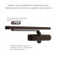 Доводчик накладной RYOBI *8800 S-8850T DARK BRONZE SLD HO ARM EN 2 45кг 900мм Доводчик накладной RYOBI *8800 S-8850T DARK BRONZE SLD HO ARM EN 2 45кг 900мм