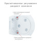 Дотягувач накладний RYOBI *8800 S-8850T WHITE SLD_HO_ARM EN_2 45кг 900мм