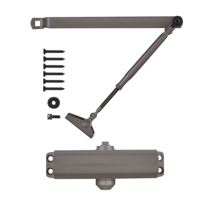 Доводчик накладной RYOBI * 9900 9903 SILVER BRONZ STD ARM EN 2 / 3 до 65кг 965мм 