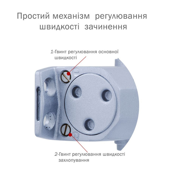 Доводчик накладной RYOBI * 1500 D-1554 Silver UNIV ARM EN 2 / 3/4 ДО 80КГ 1100мм FIRE Доводчик накладной RYOBI * 1500 D-1554 Silver UNIV ARM EN 2 / 3/4 ДО 80КГ 1100мм FIRE