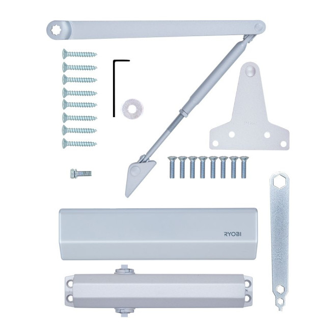 Дотягувач накладний RYOBI 2000 D-2055V SILVER BC UNIV_ARM EN_3/4/5 до_100кг 1250мм FIRE