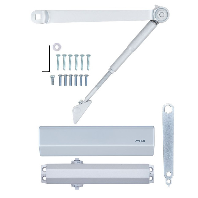 Дотягувач накладний RYOBI 2000 DS-2055V SILVER BC STD_HO_ARM EN_3/4/5 до_100кг 1250мм