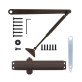 Доводчик накладной RYOBI 2000 D-2005V DARK BRONZE BC STD ARM EN 3/4/5 до 100кг 1250мм FIRE Доводчик накладной RYOBI 2000 D-2005V DARK BRONZE BC STD ARM EN 3/4/5 до 100кг 1250мм FIRE