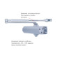 Доводчик накладной RYOBI 2000 D-2005V SILVER BC STD ARM EN 3/4/5 до 100кг 1250мм FIRE 