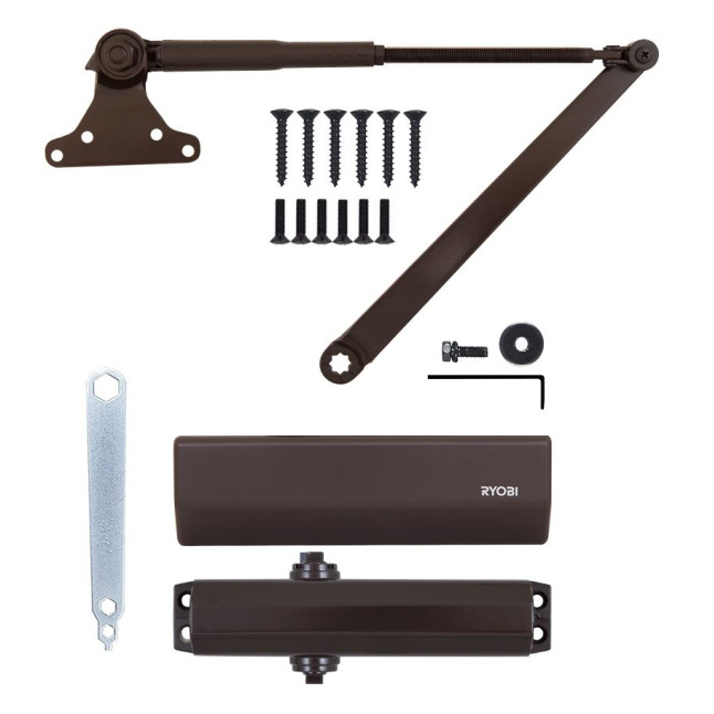 Дотягувач накладний RYOBI *1500 DS-1554P DARK_BRONZE PRL_HO_ARM EN_2/3 до_60кг 965мм