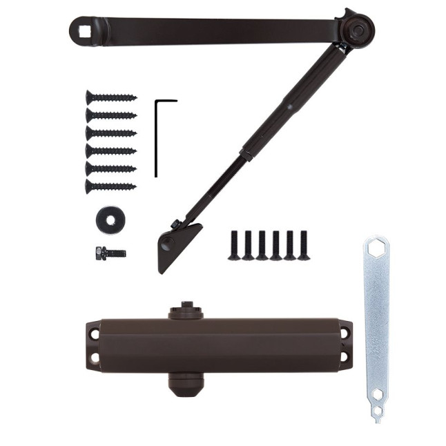 Дотягувач накладний RYOBI *1500 DS-1504 DARK_BRONZE STD_HO_ARM EN_2/3/4 до_80кг 1100мм