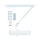 Дотягувач накладний RYOBI *1500 D-1504 GLOSSY_WHITE STD_ARM EN_2/3/4 до_80кг 1100мм FIRE