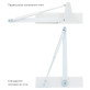 Дотягувач накладний RYOBI *1500 D-1554 GLOSSY_WHITE UNIV_ARM EN_2/3/4 до_80кг 1100мм FIRE
