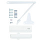 Дотягувач накладний RYOBI *1500 D-1554 GLOSSY_WHITE UNIV_ARM EN_2/3/4 до_80кг 1100мм FIRE