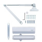 Доводчик накладной RYOBI * 1500 DS-1554P SILVER PRL HO ARM EN 2 / 3 до 60кг 965мм 