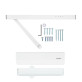 Доводчик накладной RYOBI 2000 D-2050T GLOSSY WHITE BC SLD ARM EN 3 60кг 950мм FIRE 