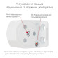 Доводчик накладной RYOBI 2550 DS-2550 GLOSSY WHITE BC STD HO ARM EN 1-4 до 80кг 1100мм 