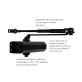 Дотягувач накладний RYOBI *1500 DS-1554 BLACK STD_HO_ARM EN_2/3/4 до_80кг 1100мм
