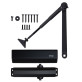 Дотягувач накладний RYOBI *1500 DS-1554 BLACK STD_HO_ARM EN_2/3/4 до_80кг 1100мм