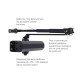Доводчик накладной RYOBI * 1500 DS-1554 GREY ANTHRACITE STD HO ARM EN 2 / 3/4 до 80кг 1100мм Доводчик накладной RYOBI * 1500 DS-1554 GREY ANTHRACITE STD HO ARM EN 2 / 3/4 до 80кг 1100мм