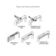 Доводчик накладной RYOBI * 1500 DS-1554 GREY ANTHRACITE STD HO ARM EN 2 / 3/4 до 80кг 1100мм Доводчик накладной RYOBI * 1500 DS-1554 GREY ANTHRACITE STD HO ARM EN 2 / 3/4 до 80кг 1100мм
