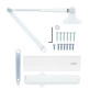 Доводчик накладной RYOBI 2000 DS-2055P GLOSSY WHITE BC PRL HO ARM EN 3/4 до 80кг 1100мм 