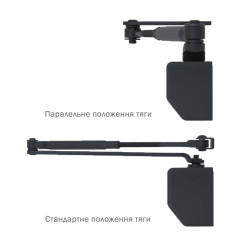 Доводчик накладной RYOBI *1500 D-1554 GREY ANTHRACITE UNIV ARM EN 2/3/4 до 80кг 1100мм FIRE  Доводчик накладной RYOBI *1500 D-1554 GREY ANTHRACITE UNIV ARM EN 2/3/4 до 80кг 1100мм FIRE