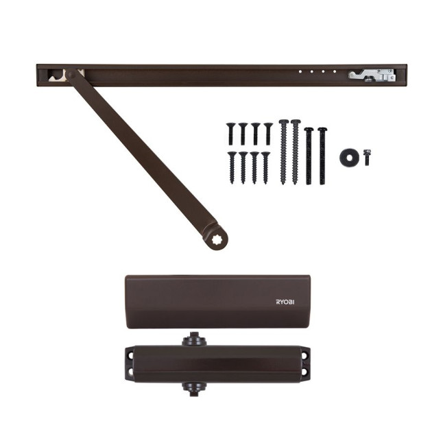 Доводчик накладной RYOBI * 1500 DS-1554T DARK BRONZE SLD HO ARM EN 2 до 45кг 900мм 