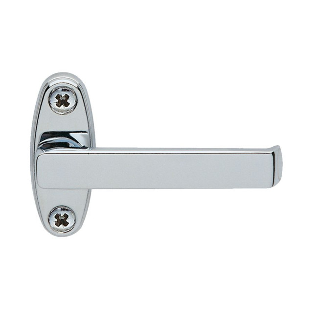 Ручка оконная Abloy 55/152 mov FIN FOR WINDOW Oval хром полированный накладные ZN CR внутренний Ручка оконная Abloy 55/152 mov FIN FOR WINDOW Oval хром полированный накладные ZN CR внутренний