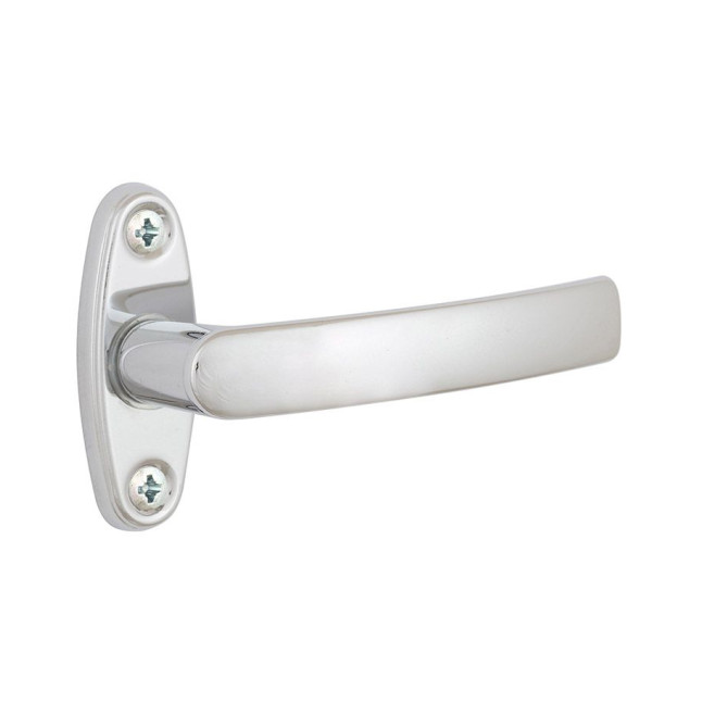 Ручка оконная Abloy 56/152 mov FIN FOR WINDOW Oval хром полированный накладные ZN CR внутренний Ручка оконная Abloy 56/152 mov FIN FOR WINDOW Oval хром полированный накладные ZN CR внутренний