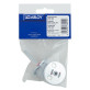 Щиток Abloy LH001 WC FIN ROUND хром полированный 40мм насквозь FE CR комплект, шток 5мм