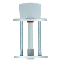 Щиток Abloy LH001 WC FIN ROUND хром сатин 40мм насквозь FE HCR комплект, шток 5мм Щиток Abloy LH001 WC FIN ROUND хром сатин 40мм насквозь FE HCR комплект, шток 5мм