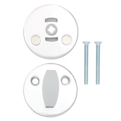 Щиток Abloy LH001 WC FIN ROUND краска белая 40мм насквозь FE JVA комплект, шток 5мм Щиток Abloy LH001 WC FIN ROUND краска белая 40мм насквозь FE JVA комплект, шток 5мм