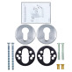 Щиток Abloy LH002 PZ ROUND хром полированный 38-60мм универсальное MS CR комплект Щиток Abloy LH002 PZ ROUND хром полированный 38-60мм универсальное MS CR комплект