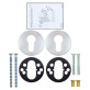 Щиток Abloy LH002 PZ ROUND хром сатин 38-60мм универсальное MS НCR комплект Щиток Abloy LH002 PZ ROUND хром сатин 38-60мм универсальное MS НCR комплект